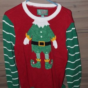 Christmas sweater/elf/holiday sweater